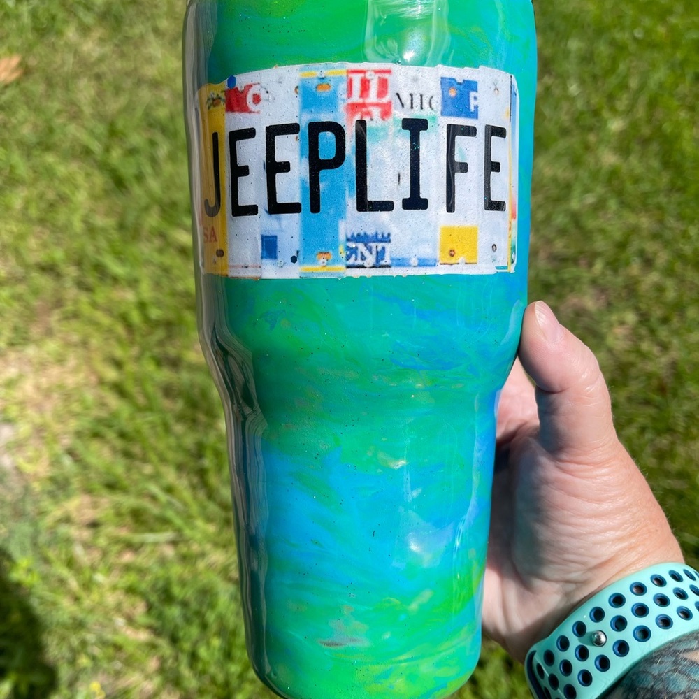 30oz Epoxy Jeep Life Tumbler